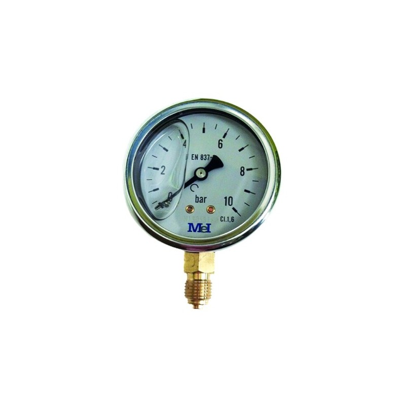 Manómetro presión 1/4” 0-10 bar radial