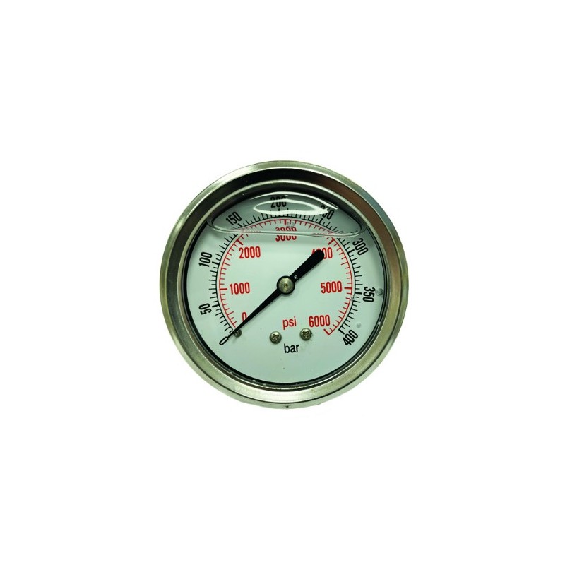 Manómetro presión 1/4” 0-400 bar  axial
