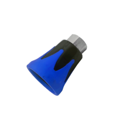 Protector lanza azul-negro inox