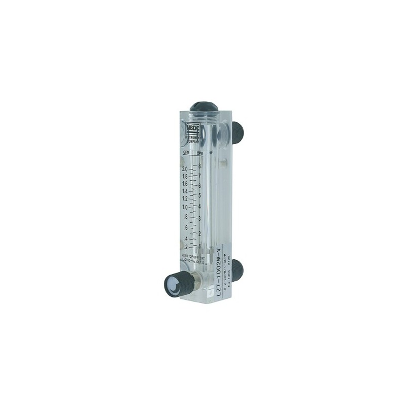 Caudalímetro 1000 l/h cuadrado de panel