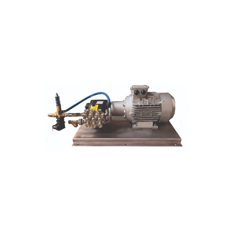 Grupo completo motor bomba hawk nmt 1220 bancada inox.  3,0 kw. + cuadro