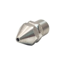 Boquilla limpieza tuberías 1/4” 04 4 hoyos